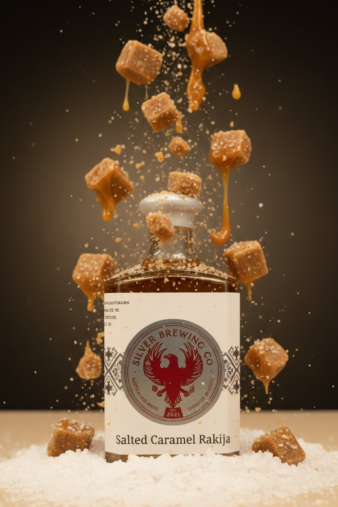 Bottle of Salted Caramel Rakija 33% by Pete's Distilling Co - View 1