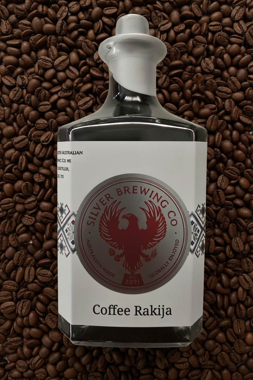 Bottle of Coffee Rakija 33% by Pete's Distilling Co - View 1